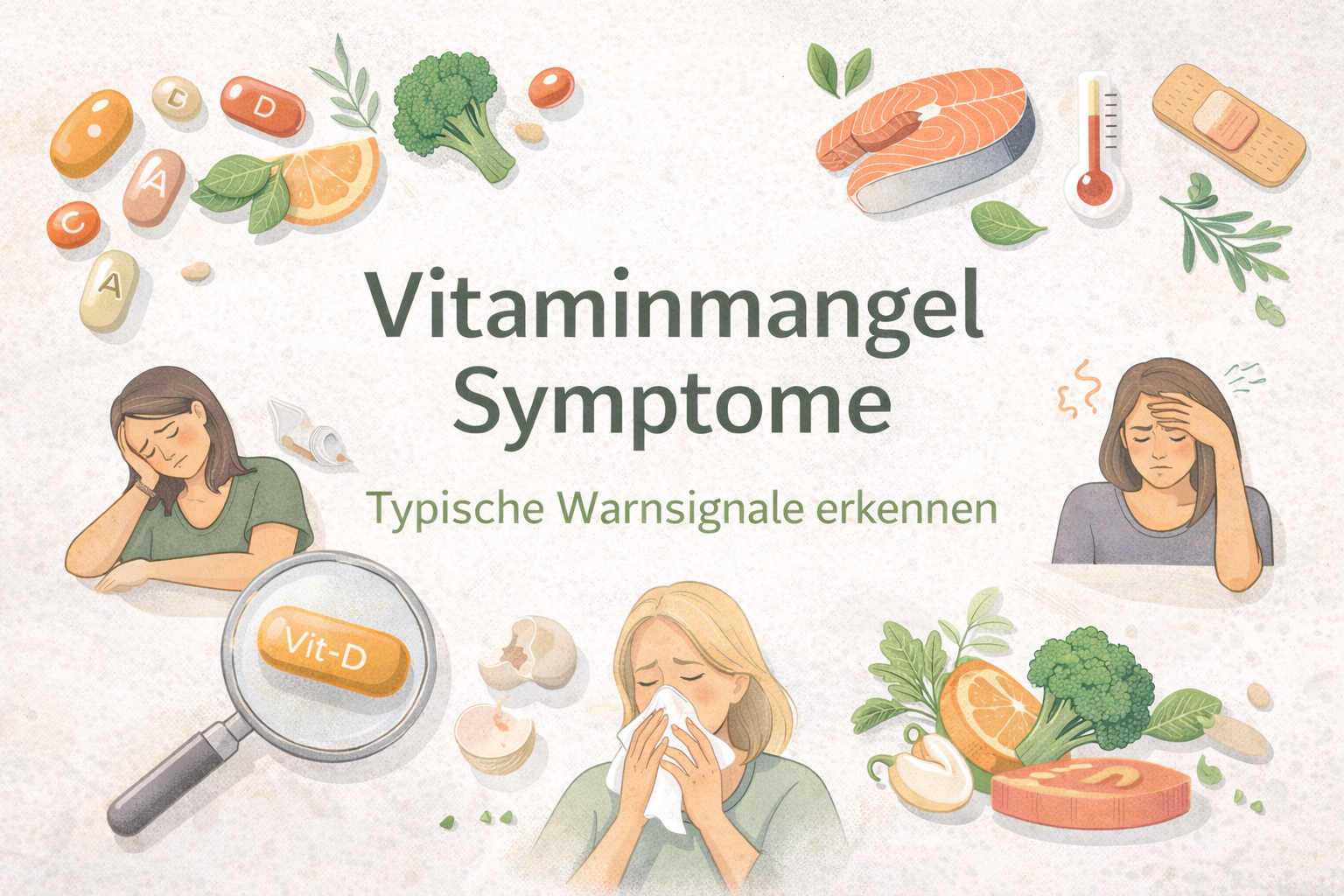 vitaminmangel symptome